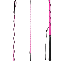 Teleskopische Longierpeitsche Waldhausen Golfgriff Rosa Neon
