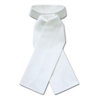 Weißes ELT-Plastron Weiß Wei&amp;amp;amp;amp;amp;amp;szlig;