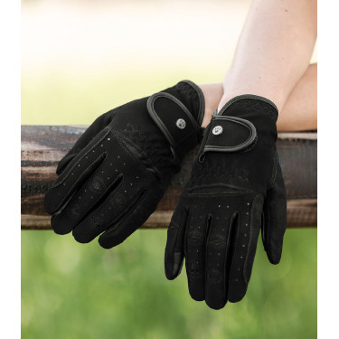 Reithandschuhe ELT – vielseitig, robust, Wildlederlook