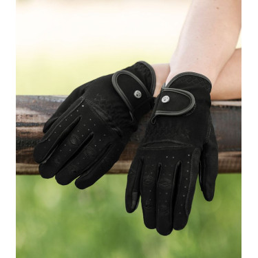 Reithandschuhe ELT – vielseitig, robust, Wildlederlook