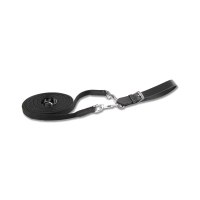 Star-Ausbindezügel mit Karabiner für Hindernisse Schwarz