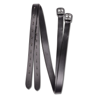 Steigbügelriemen Star 25 mm Schwarz