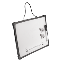 Magnettafel Waldhausen mit Stift Schwarz