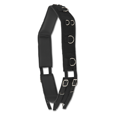 Nylon-Sattelgurt Waldhausen Schwarz