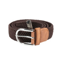 Elastischer Unisex-Gürtel Horze Dunkelbraun / Hellbraun Elastischer Unisex-Gürtel Horze Dunkelbraun / Hellbraun