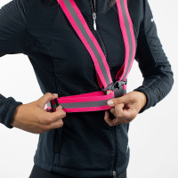 Einstellbare Weste mit reflektierenden Streifen Horze Pink Rosa