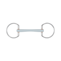 Beris Olivenkopftrense Comfort dünn mit 7,5 cm Ring Weich Braun