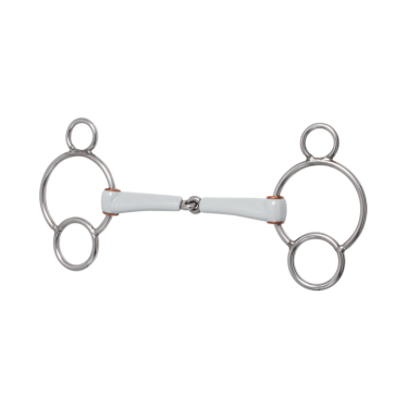 Beris 3-Ring Trense einfach gebrochen – Reitgebiss