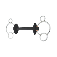 Gebiss 3 Ringe Beris Prime Extra weich Schwarz