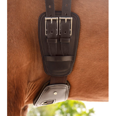 Kurzgurt aus Leder fürs Reiten – Waldhausen elastisch | equi-clic