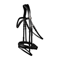 Waldhausen S-Line Blackshine Reithalfter mit Pullback