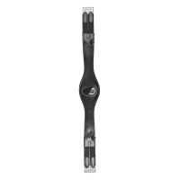 Waldhausen Sattelgurt aus Leder Schwarz