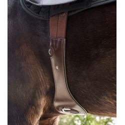 Leder-Sattelgurt fürs Reiten – Waldhausen, elastisch