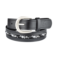 Leder-Gürtel ELT Jewel Schwarz