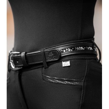 Reitgürtel aus Leder mit Strass – ELT Jewel