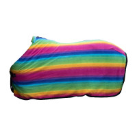 Abschwitzdecke Rainbow für Shettys HKM Mehrfarbige Streifen Motive
