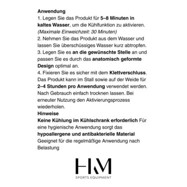 Kühlgamaschen fürs Pferd – HKM EquineCarePro | Equi-Clic