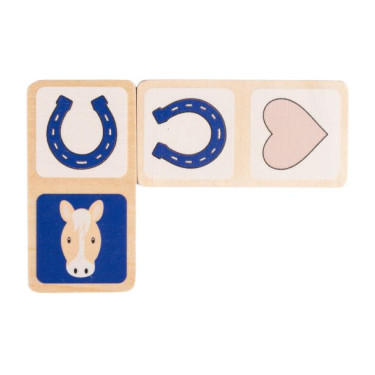 HKM Domino Pferde-Motivspiel – Reitspiel für Kinder HKM Domino Pferde-Motivspiel – Reitspiel für Kinder