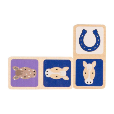 HKM Domino Pferde-Motivspiel – Reitspiel für Kinder HKM Domino Pferde-Motivspiel – Reitspiel für Kinder