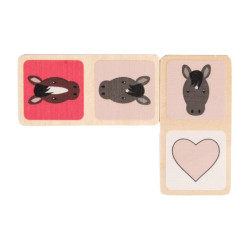 HKM Domino Pferde-Motivspiel – Reitspiel für Kinder HKM Domino Pferde-Motivspiel – Reitspiel für Kinder