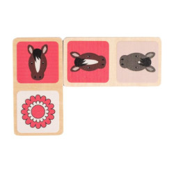HKM Domino Pferde-Motivspiel – Reitspiel für Kinder HKM Domino Pferde-Motivspiel – Reitspiel für Kinder