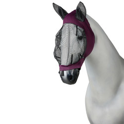 Insektenmaske Soft Stretch Horze Dunkelrot