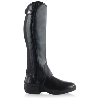 Glitzernde PU-Leder-Mini-Chaps Sabrina Damen Horze Glitzernde PU-Leder-Mini-Chaps Sabrina Damen Horze