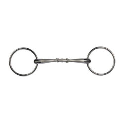 Gebiss fürs Reiten HKM Soft Touch, doppelt gebrochen 16 mm