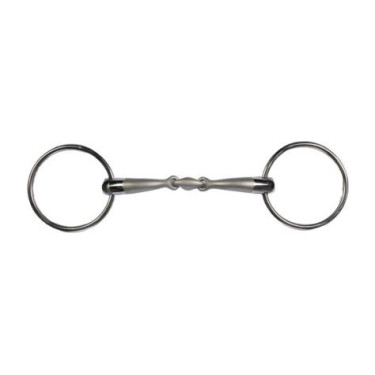 Gebiss fürs Reiten HKM Soft Touch, doppelt gebrochen 16 mm