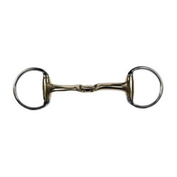 Olivenkopfgebiss fürs Reiten, doppelt gebrochen 16 mm