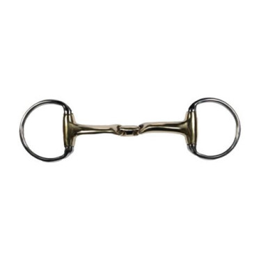 Olivenkopfgebiss fürs Reiten, doppelt gebrochen 16 mm