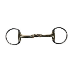 Olivenkopfgebiss fürs Reiten, doppelt gebrochen 16 mm | HKM