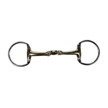 Olivenkopfgebiss fürs Reiten, doppelt gebrochen 16 mm | HKM