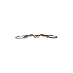 Reitgebiss Olivenkopf doppelt gebrochen 14 mm | HKM
