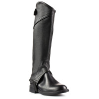 Mini-Chaps Leder Kinder Horze Schwarz Mini-Chaps Leder Kinder Horze Schwarz