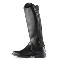 Mini-Chaps Kunstleder Strass Kinder Horze Schwarz