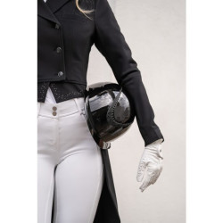 Reithelm für Damen/Herren HKM Alarion Glänzend