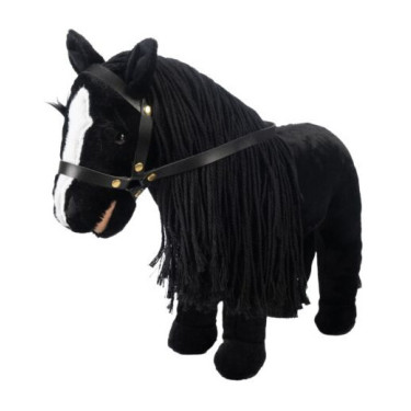 Plüsch-Kuschelpferd mit Trense – Reitspielzeug | equi-clic