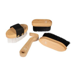 Hobby-Horsing Putzset aus Holz HKM – Reitzubehör Kinder