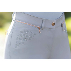 Reithose Damen HKM Rosegold Sparkle mit Silikongrip Reithose Damen HKM Rosegold Sparkle mit Silikongrip