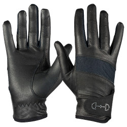 Leder- und Mesh-Handschuhe Damen Horze Leder- und Mesh-Handschuhe Damen Horze