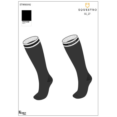 Reitstrümpfe Damen mit Lurex | Equestro – Equi-Clic Reitstrümpfe Damen mit Lurex | Equestro – Equi-Clic