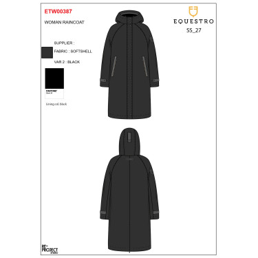 Damen Softshellmantel Reiten Equestro | Equi-Clic