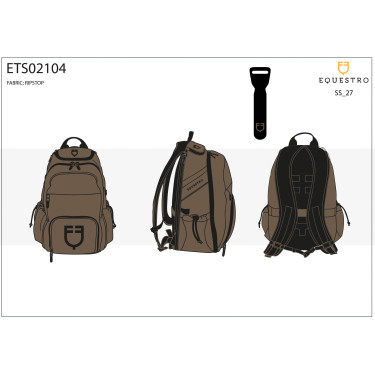 Unisex-Technikrucksack aus Ripstop Equestro