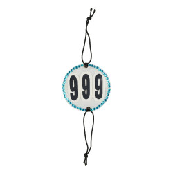 Startnummernhalter Strass Horze Blau Startnummernhalter Strass Horze Blau