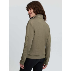 Sweat-shirt LeMieux à demi-zip col montant Scarlet