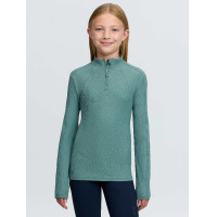 T-shirt technique côtelé Raye LeMieux Young Rider