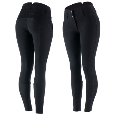 Reithose mit Lederbesatz Daniela Damen Horze Reithose mit Lederbesatz Daniela Damen Horze