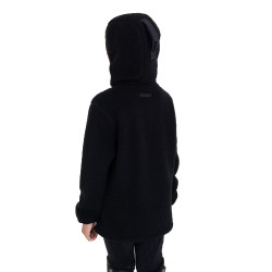 Unisex-Kinder-Fleecejacke aus Teddyfleece mit Reißverschluss und Kapuze Equestro Unisex-Kinder-Fleecejacke aus Teddyfleece mit Reißverschluss und Kapuze Equestro