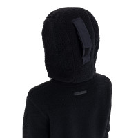 Unisex-Kinder-Fleecejacke aus Teddyfleece mit Reißverschluss und Kapuze Equestro